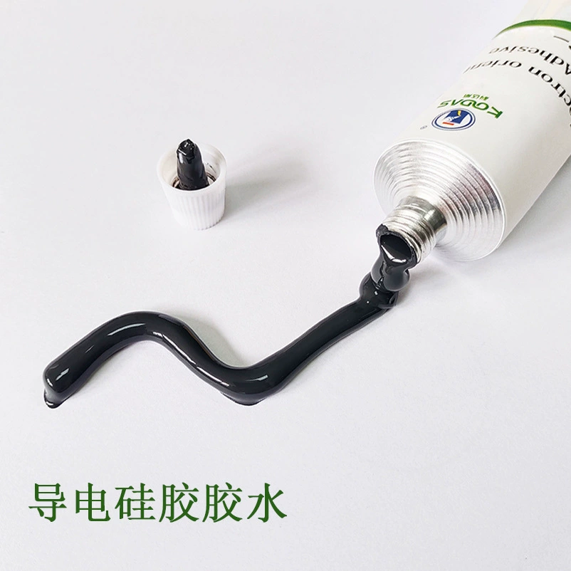 Высокая и низкая температура токопроводящий силиконовый клей для теплопроводности Требования к проводимости могут быть отрегулирован для склеивания металлических пластиковых компонентов
