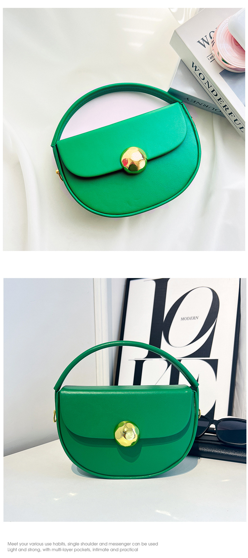 Pequena mala de ombro feminina estilo coreano na moda_voghion.com