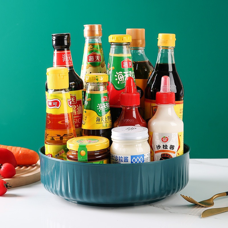 Estante de almacenamiento multifuncional especial para condimentos de cocina de condimento de mesa de salsa de soja vinagre