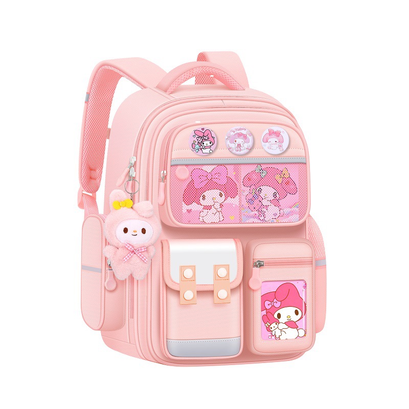 Mochila escolar de niñas estudiantes de primaria 123456 grados mochila de gran capacidad mochila de espalda de mujer seguridad reflectante