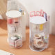 Desktop Transparent Lipstick Beauty Makeup Egg Makeup Brush Rotating Plastic Dressing Table Stationery Sundries Makeup Brush Storage Pen