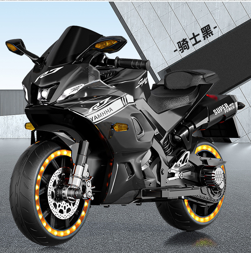 Motocicleta Eléctrica de Dos Ruedas para Niños para 3-9 Años de PP, Recargable image 9