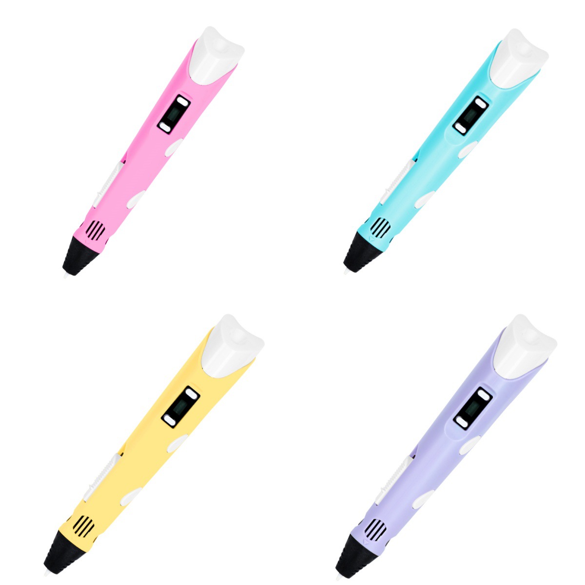 Amazon pluma de impresión 3D graffiti DIY hecha a mano juguetes de puzzle de alta temperatura pluma de impresión 3D fábrica directa