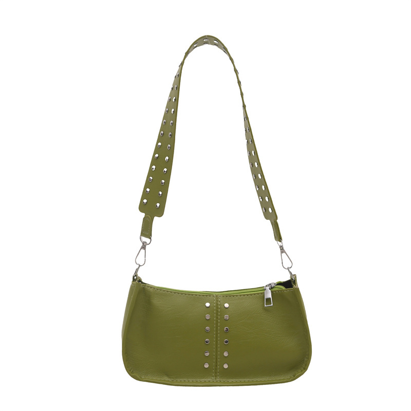 Bolso de hombro simple coreano de alto valor, invierno 2024 nuevo estilo retro personalidad casual bolso bajo la braza.