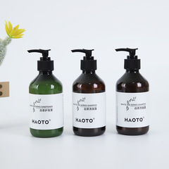 HAOTO Hotel Shower Gel White Tea Disposable Laundry and Shower Supplies for Guest Houses and Inns Large Bottle Shower Gel