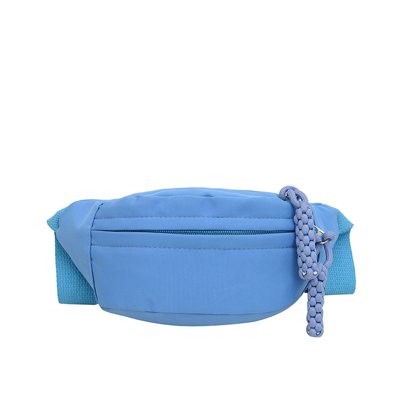 Lindo bolso de pecho de moda de color sólido para niños nuevo 2024 textura de estilo occidental gran capacidad snack bandolera con bolso de pecho