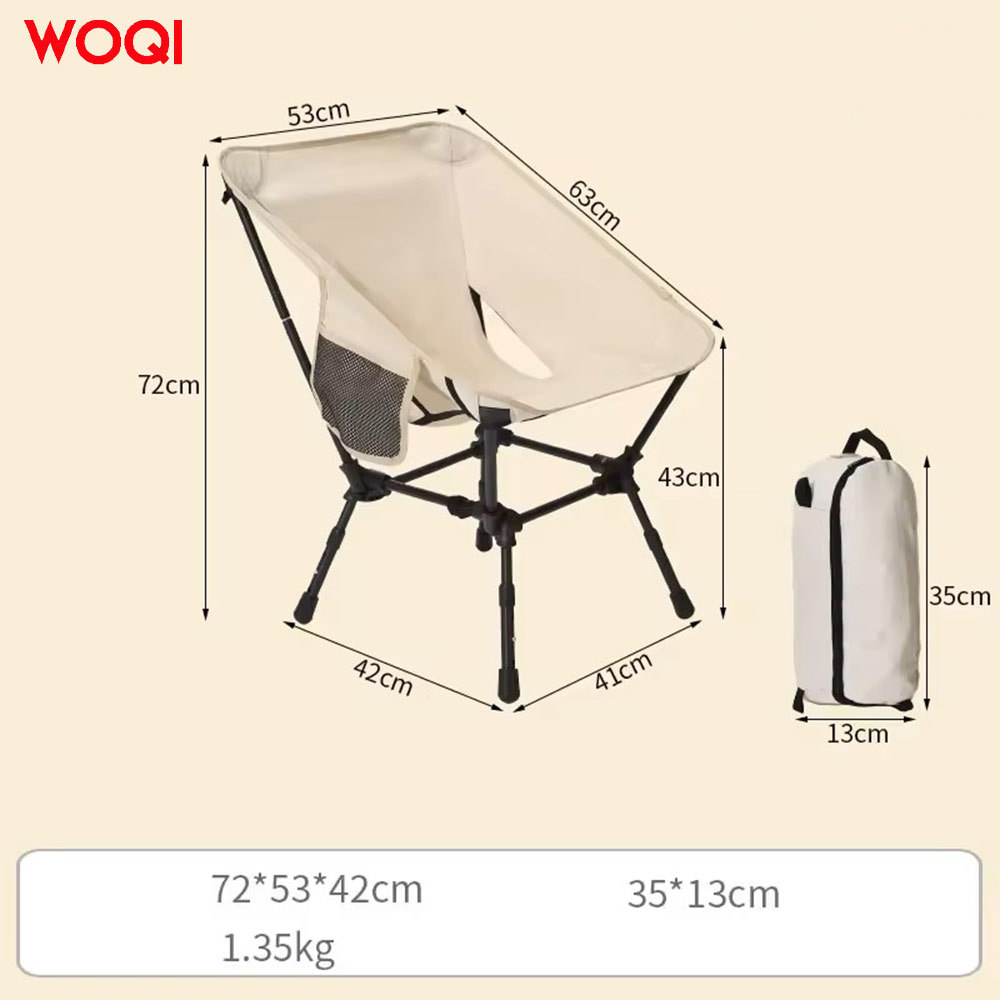 WOQI folding portable camping chair outdoor travel camping camping…