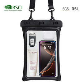 双气囊手机防水袋高透可触屏户外溯溪包大号通用收纳袋漂流防水包