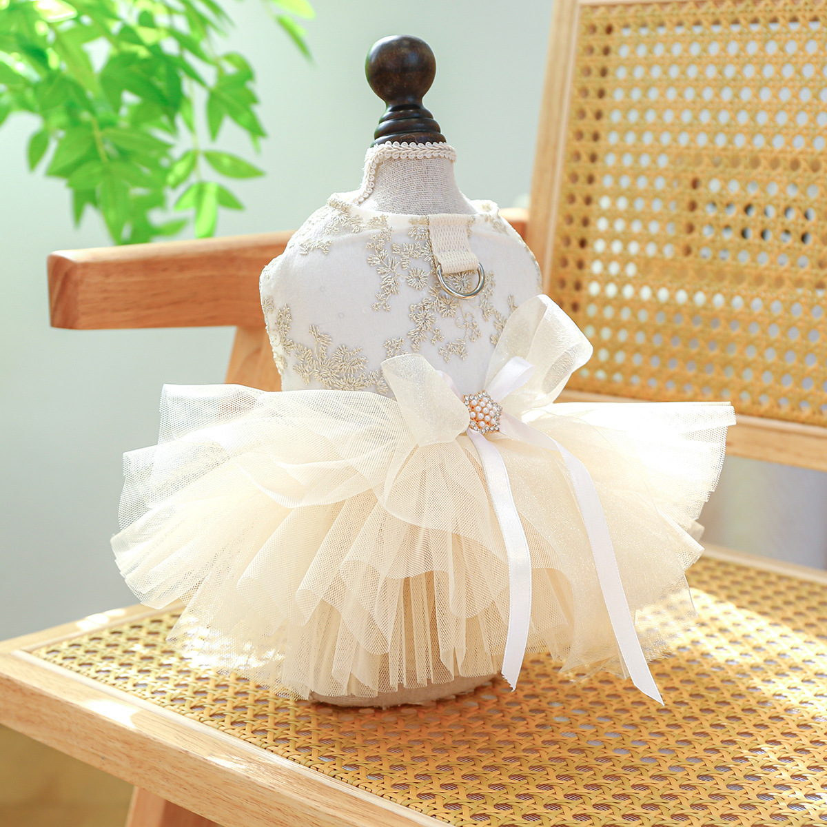 100g Weight Pet Clothing Type Of Pet Supplies 1 Piece Quantity Casual, Daily Occasion Polyester Material Bow Knot Pattern Summer Season Sweet Style Sweet Polyester Bow Knot Pet Clothing 2