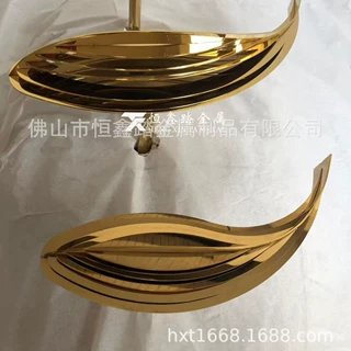 水景镜面不锈钢鱼群雕塑小品摆件 空间美陈展示区不锈钢金属雕塑