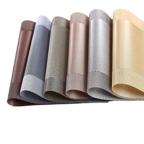Table Mat Tesslin Home Tableware High-end Feel Insulating Mat Dining Table Mat Nordic INS Light Luxury Washable Dropshipping