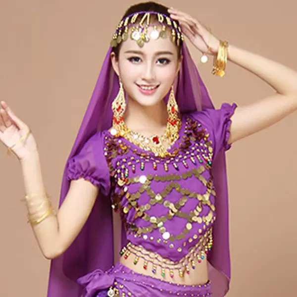 Purple veil and tiara