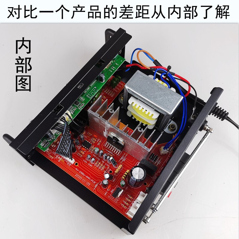 BT-298A小型功放机插卡U盘收音直流12伏220V蓝牙功放厂家批发|undefined