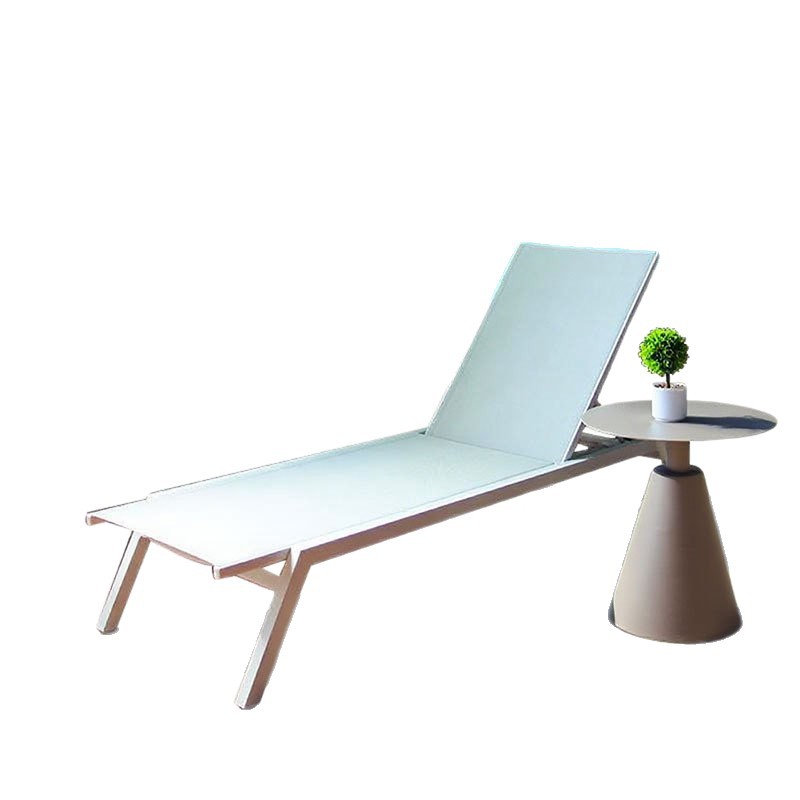 Silla de playa al aire libre balcón al aire libre villa junto a la piscina silla de playa plegable portátil silla de patio europea