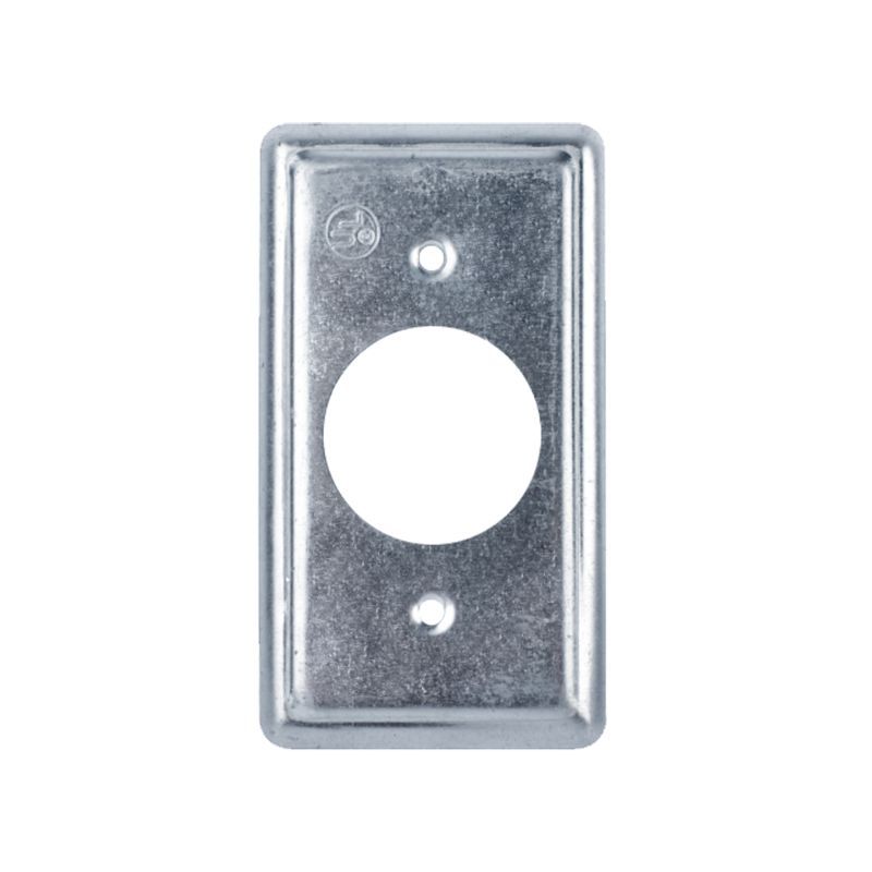 USLINSKY ETL - Placa de cubierta galvanizada estándar americana de 4x2 pulgadas para panel de interruptores y toma de corriente contra incendios
