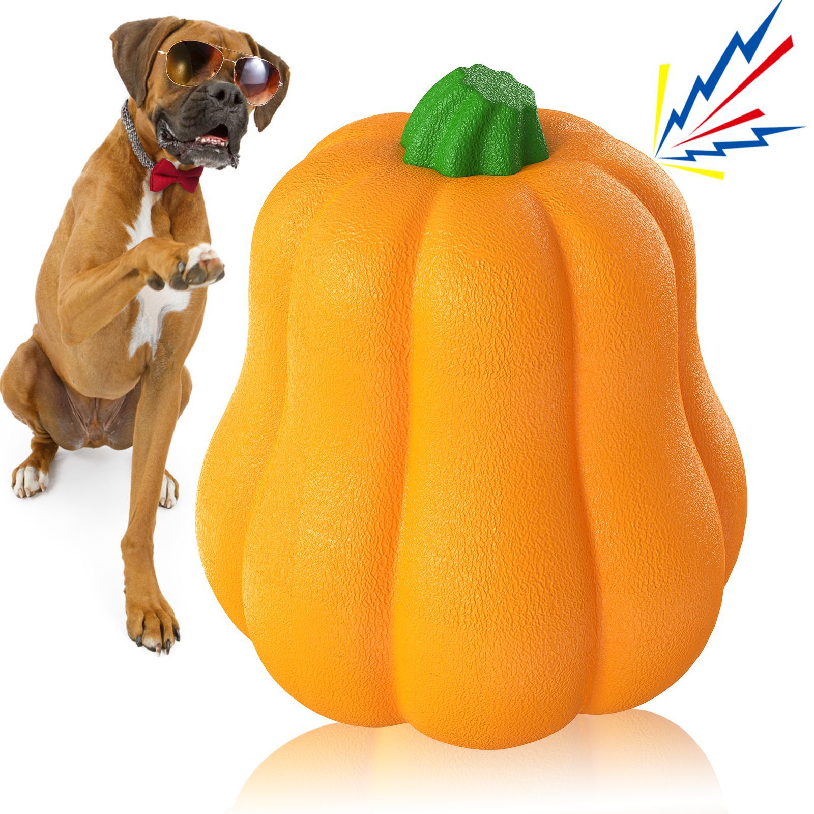 Juguetes de sonido de perro de calabaza de Halloween Amazon y otros suministros transfronterizos para mascotas calientes al por mayor juguetes de crujido