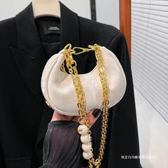 時尚腋下包包女韓版潮迷你餃子包2024夏季ins簡約休閒單肩女包小