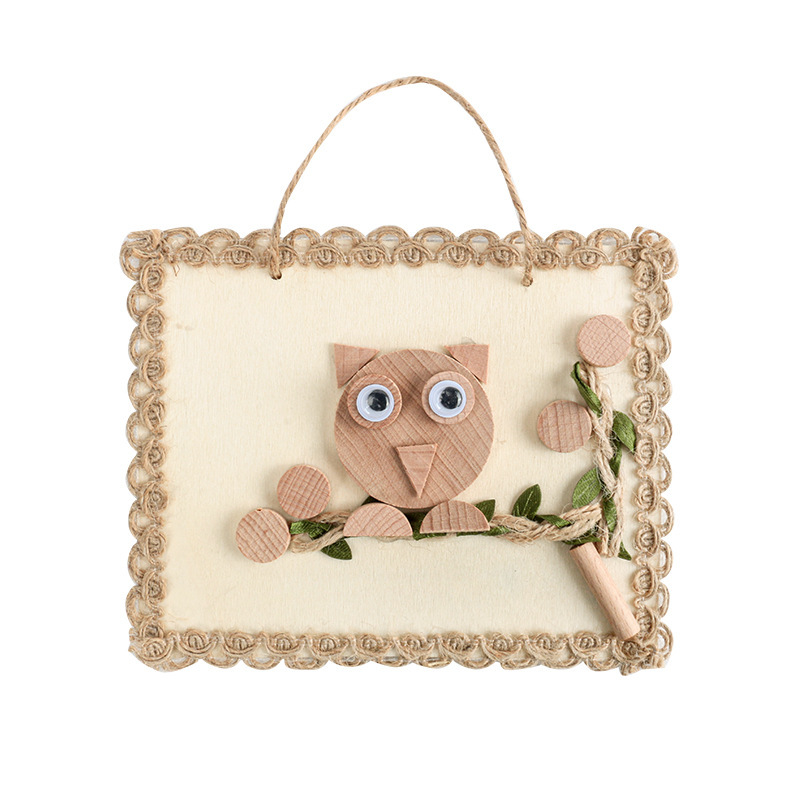 Weiweihu briy paquete de material de pintura hecha a mano jardín de infantes entrenamiento práctico material didáctico de madera maciza juguetes educativos creativos para niños