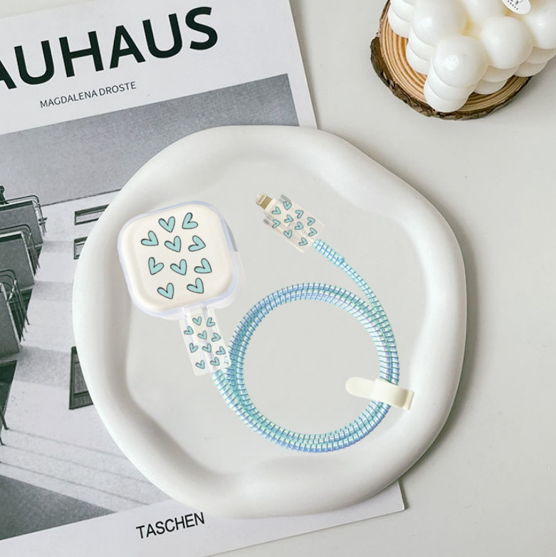 블루러브 [5종세트-큰머리1-작은머리2-보호로프1-스트랩1]