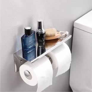 Custom tissue holder 304 stainless steel toilet wall-mounted tissue holder toilet paper holder toilet paper holder for mobile phone toilet paper holder