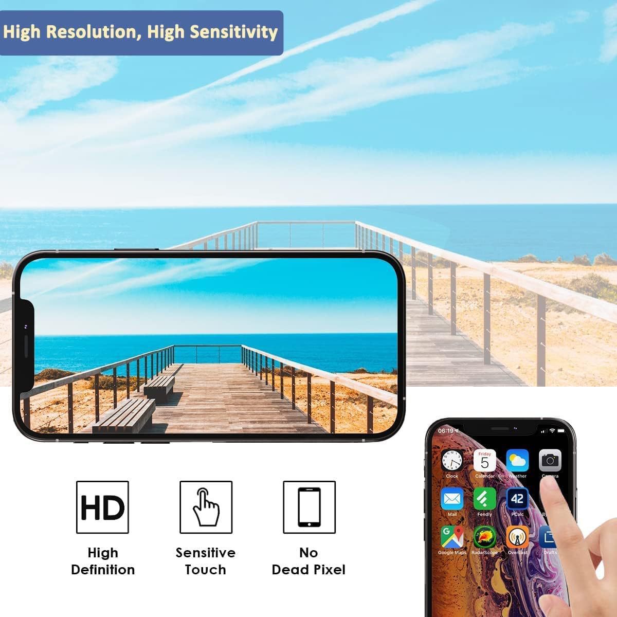 HL INCELL para iPhone XR 11 12 13 14 15 Pro Max Pantalla de montaje