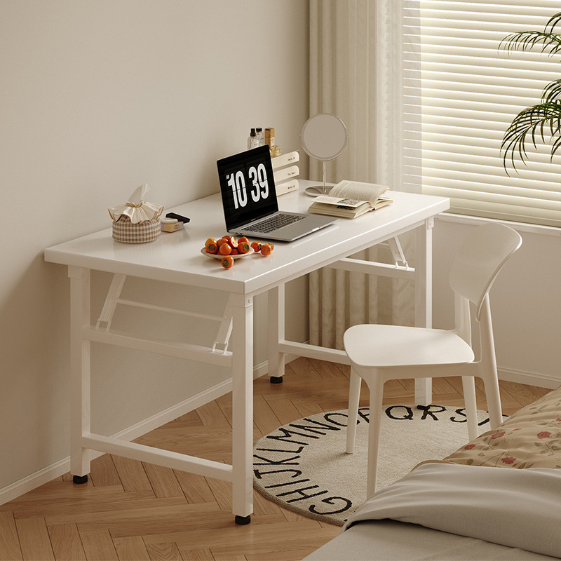 Mesa plegable simple alquiler de casa pequeña mesa de trabajo rectangular mesa de comedor portátil mesa de computadora dormitorio doméstico