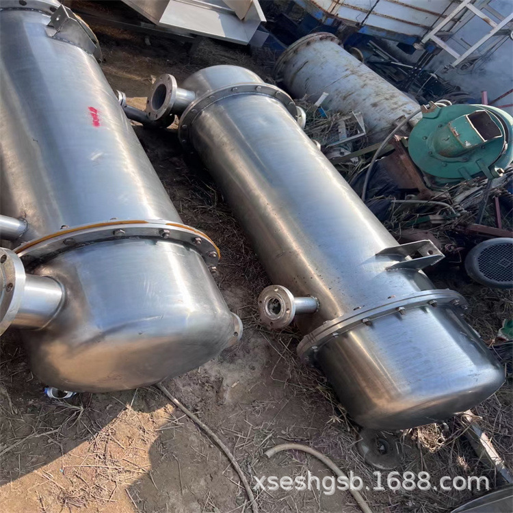 二手冷凝器 不锈钢冷凝器列管式、U型管、碳钢、石墨、钛材冷凝器