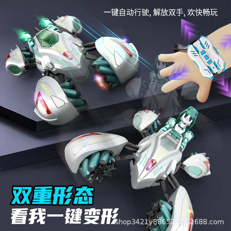 Cross-Border Space Deformation Remote Control Car Children's Four-Wheel Drive Off-Road Vehicle Stunt Twist Electric Climbing Drift Racing Wholesale