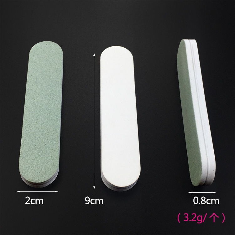 Herramientas de uñas mini tira de pulido pequeño palo de plata Wenwan herramienta de pulido de uñas 9*2cm