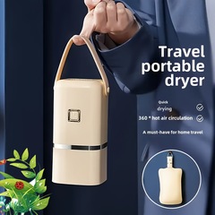 トラベルポータブルドライヤー タイマー機能付きドライヤー