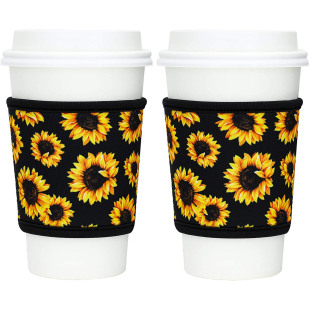 Hot Diving Material Anti-scald Portable 16-24OZ Hot Drink Cup Cover Neoprene Coffee Cup Holder