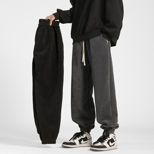 minus 40 degrees lamb wool thick pants men's winter fleece-lined thickened northeast outer wear corduroy Harbin cold-proof pants