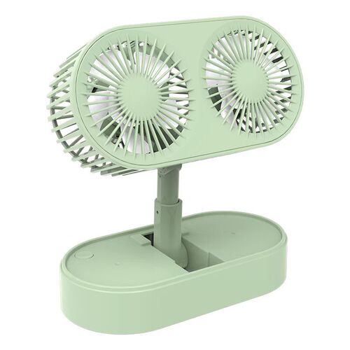 New Desktop Telescopic Folding Small Fan, Student Desktop High Wind Power Silent USB Charging Portable Gift Fan