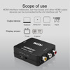 HD Video Box 1080P HDMI To AV CVSB L/R RCA Converter HDMI2AV