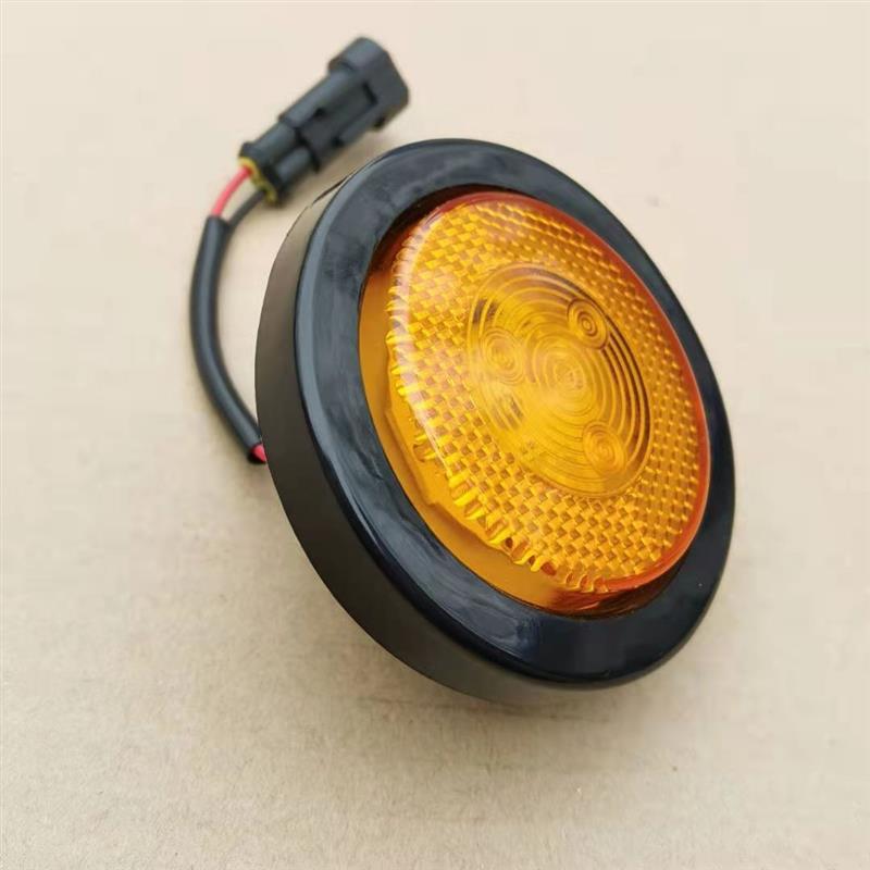 Complete Collection of Cimc Trailer Accessories Led Width Indicator Light Front Contour Light Round Light 2.5inch Semi-Trailer Tank Truck Round Light