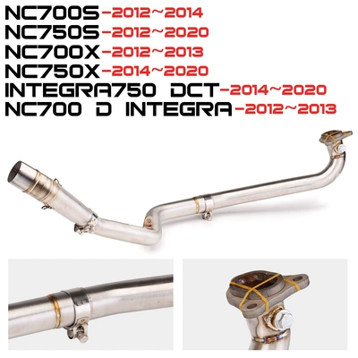 Honda NC750X NC700S Jimura R77 karbon lifli qaz borusu 2012-2021 üçün