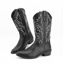 D 35461 Men's Embroidered Cowboy Boots ����ţ��ѥ ŷ���羳��