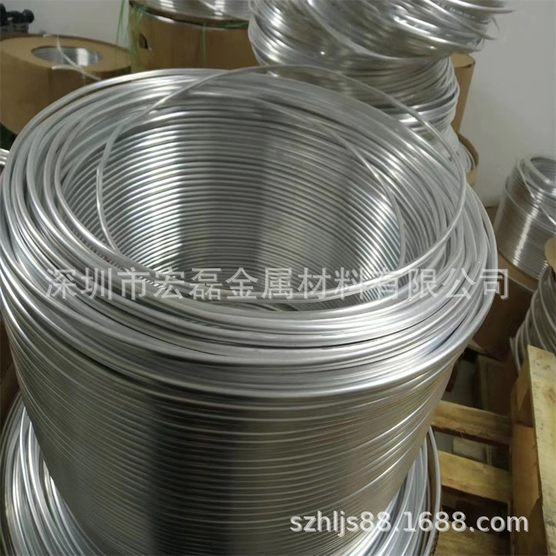 1060铝盘管 铝蚊香盘管模组纯铝管3003空调铝盘管 水箱冷凝器用管