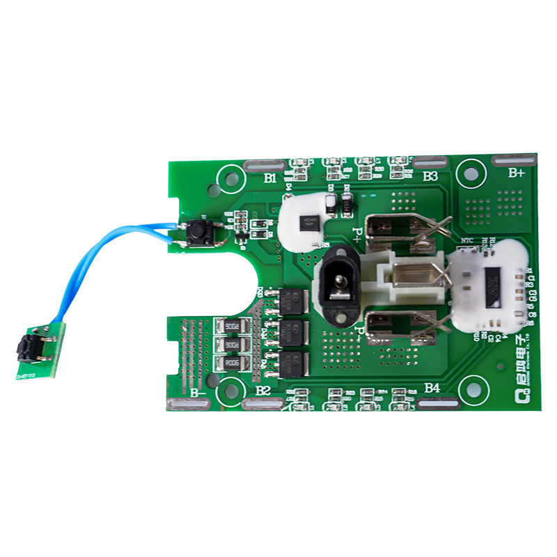 Lámpara bilateral al por mayor, herramientas eléctricas, batería de litio, placa de protección, taladro eléctrico, llave, martillo eléctrico, rectificado angular, tijeras eléctricas de jardín