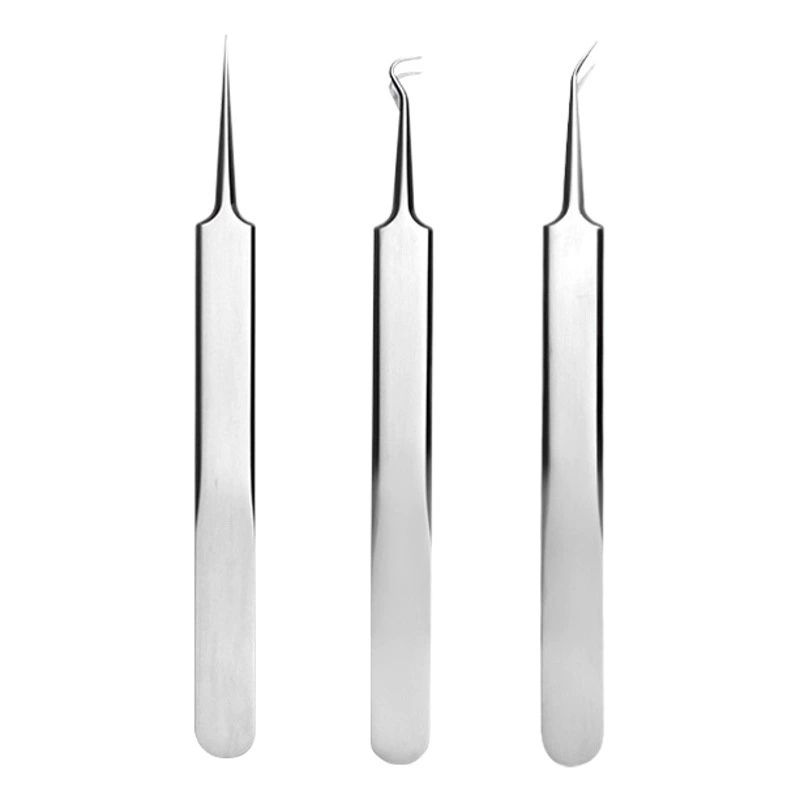 Yang zhizuo № 5 зажим для клеток зажим для прыщей из нержавеющей стали зажим для клеток из титанового сплава Пинцет для удаления черных точек Пинцет для прыщей