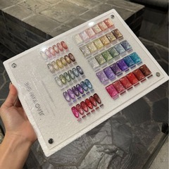 膠研社30色30色金箔·輝き溢れるプラチナダイヤモンドグリッターネイルジェルセットネイルサロン卸売