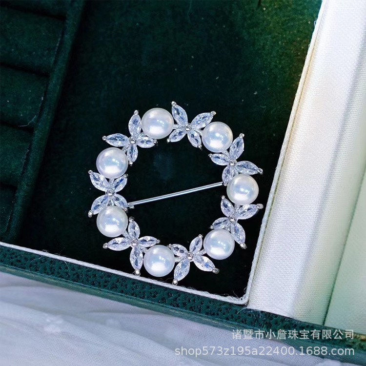 나비 서클 코사지