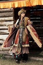 原创服民族藏风日常套装改良汉服女异域服饰秋冬季