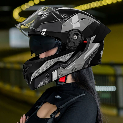 Riding Ladies Electric Vehicle Safety – Motosiklet kaskı (dəbilqə)