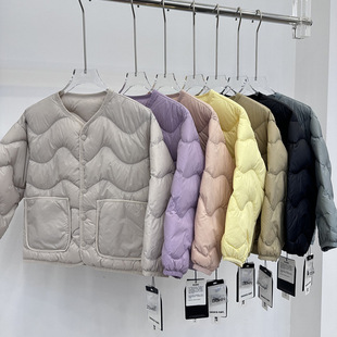 90 White Duck down Kidsren's Light down Jacket 2025 New Style Boys and Girls Winter Thin down Jacket School Uniform Versatile