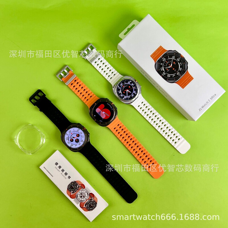 2024 JSWatch7ultra Smart Watch Remote Control Selfie Heart Rate Blood Oxygen Monitoring Sports Watch