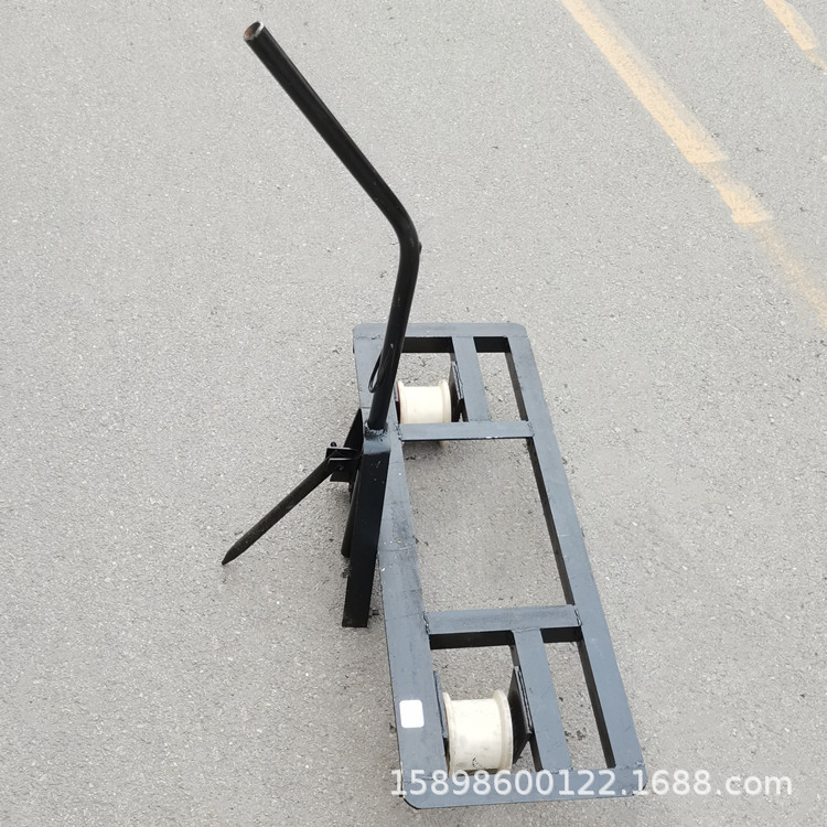 钢轮单轨车 手扶钢轨运输车 单轨车绝缘轮单轨车