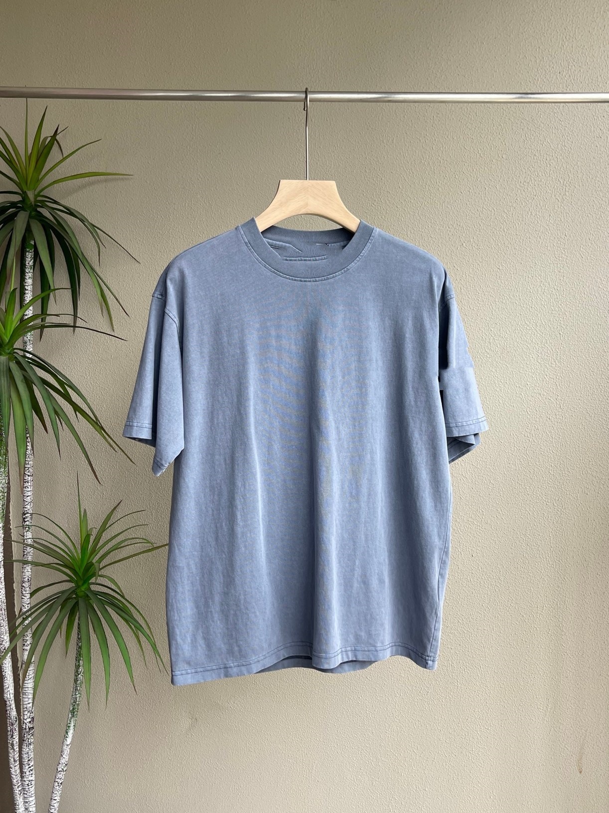 Lavados de algodón mangas cortas para brazaletes viejos lavado con agua hacer viejos brazaletes mangas cortas