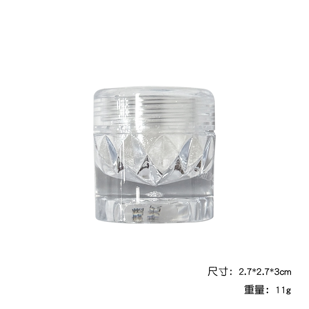 Kanio Nail Art High-Transparency Fill Light High-Brightness Color-Plated Crystal Powder Non-Flying Powder Magic Mirror Powder Nail Decoration