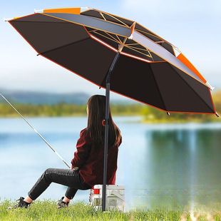 New Fishing Umbrella, Windproof and Thickened, Universal Fishing Umbrella, Large Fishing Umbrella, Reinforced Fishing Umbrella, Free Shipping Wholesale